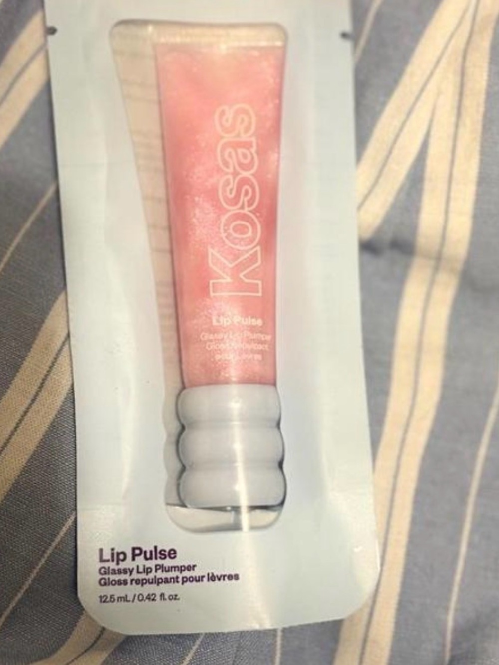 Kosas Lip Pulse Glassy Lip Plumper - Shimmery Pink